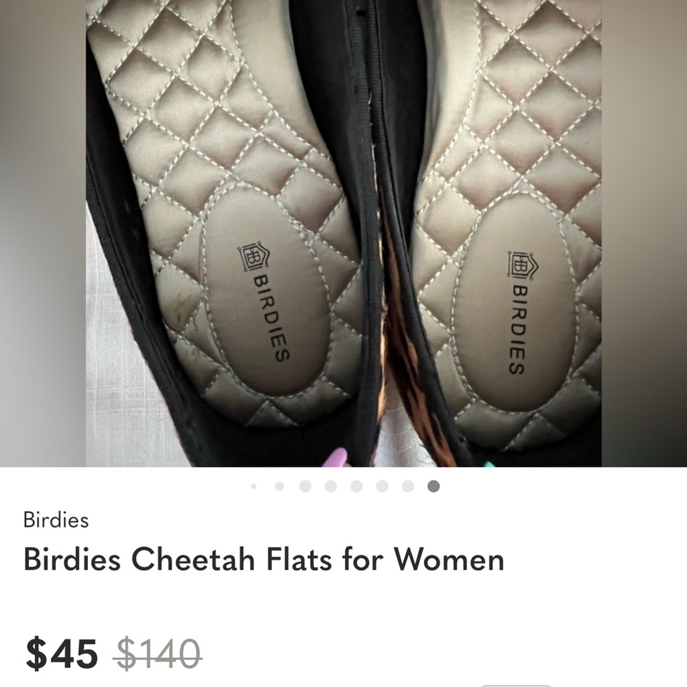 Birdies Black and Cheetah Print Loafers